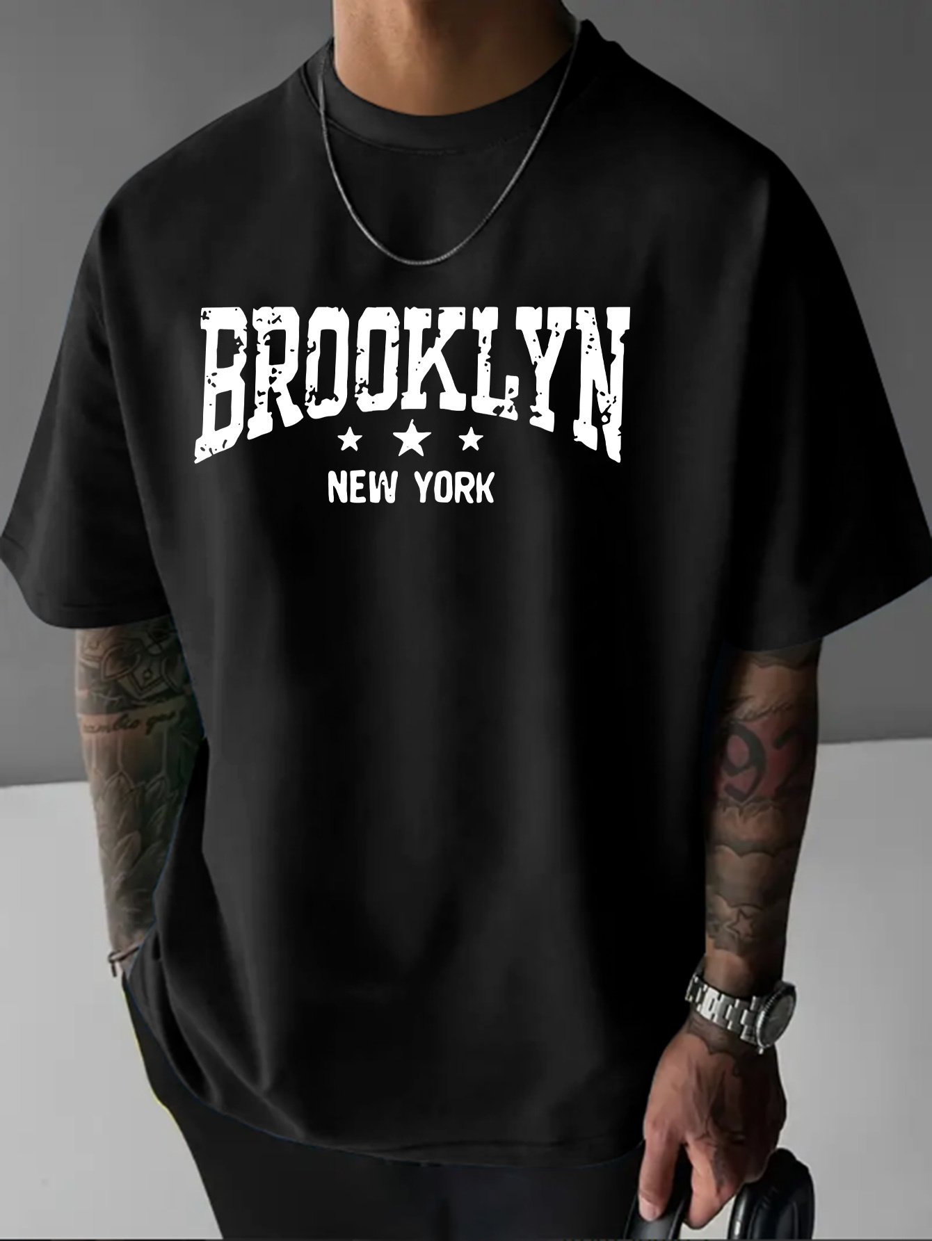 York Men'S Fashion - Мужская модная повседневная свободная футболка из