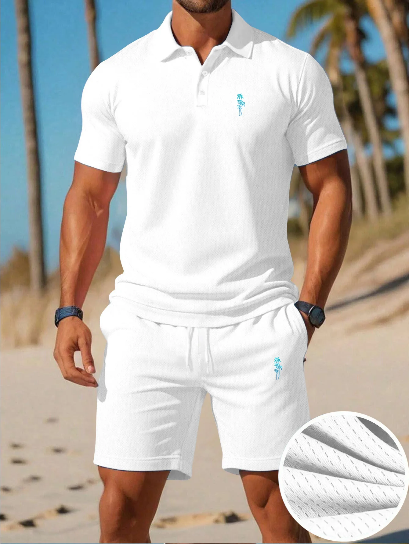 Men'S Fashion Polo - Летний новый мужской комплект поло: повседневный