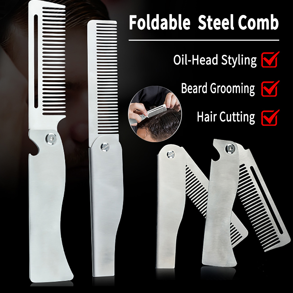 Men Fashion Hair Style - Новый тип 1/2 шт. портативные стальные