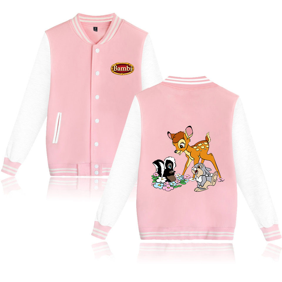 Varsity Jacket Letterman - Бейсбольная куртка-бомбер Бэмби для мужчин и