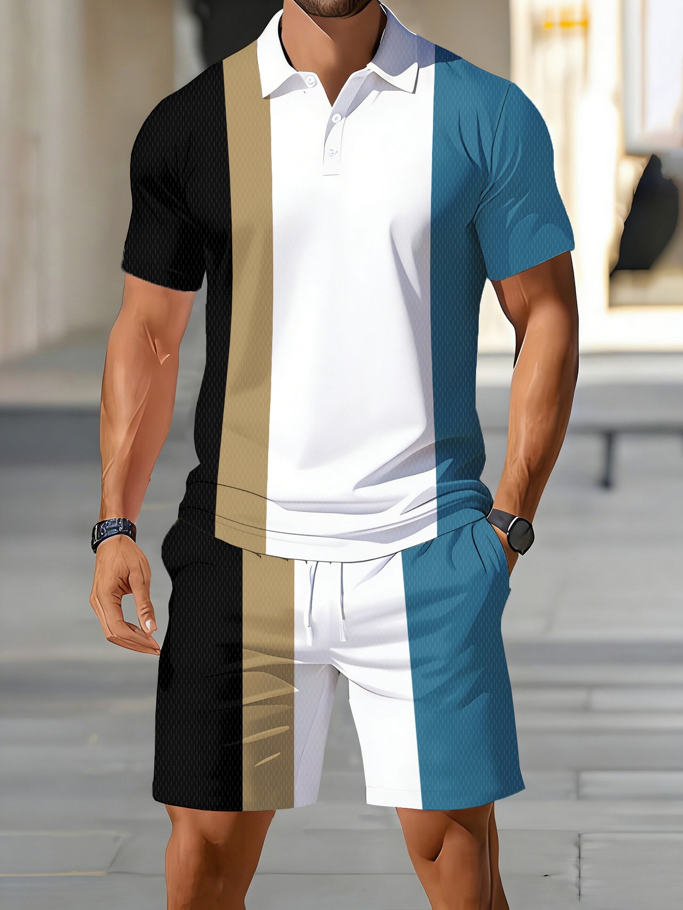 Men'S Fashion Polo - Новый летний мужской комплект поло 2026