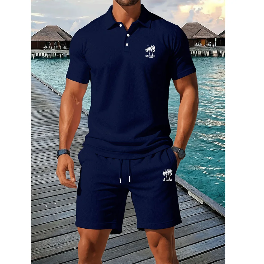 Men'S Fashion Polo - Летний новый мужской комплект поло: повседневный