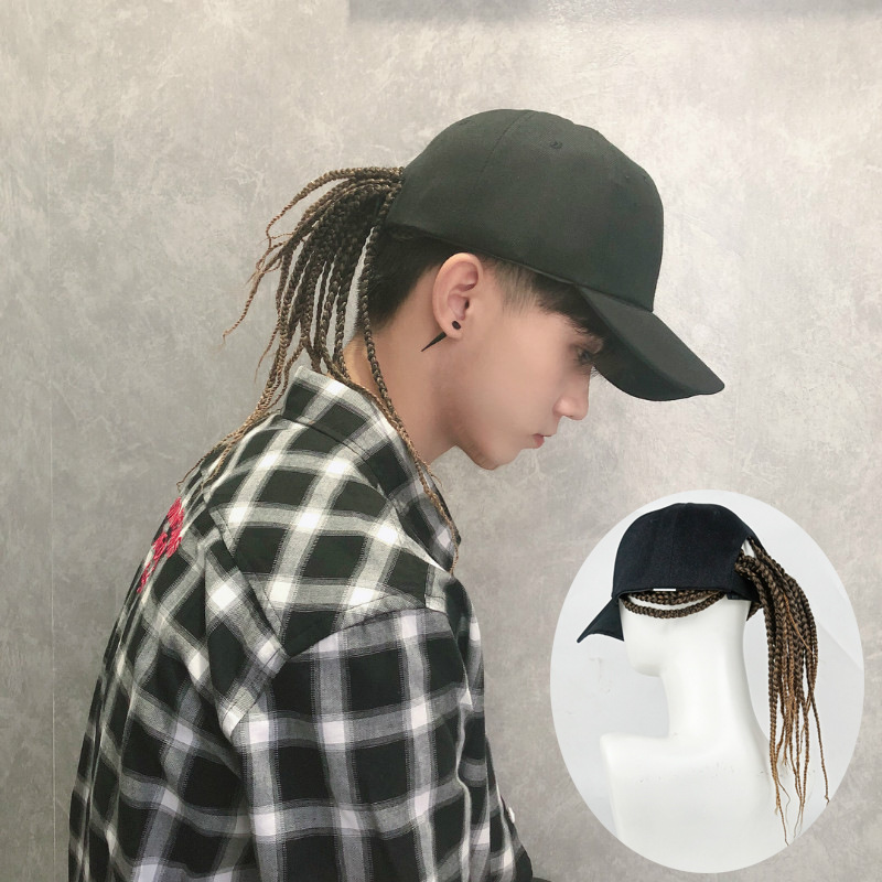 Men Fashion Hair Style - Синтетический парик с кудрявыми волосами, модный