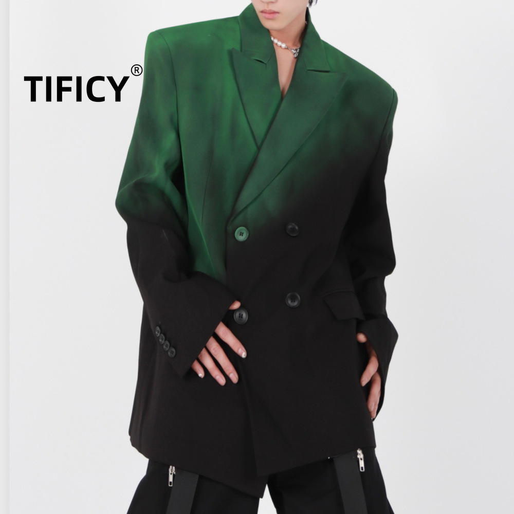Men'S Fashion Light Jacket - Мужские пиджаки High Street, черный, зеленый,