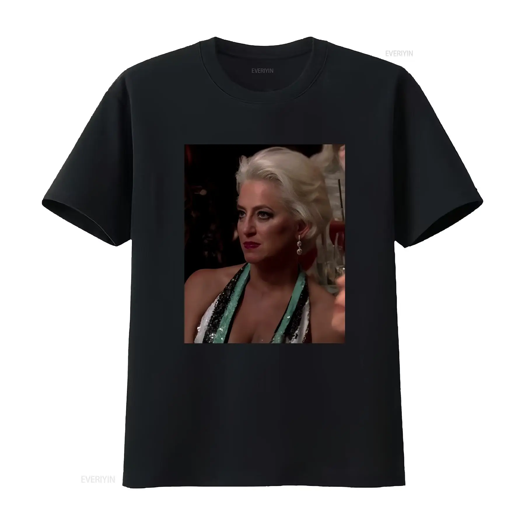 York Men'S Fashion - Модная футболка Dorinda Medley Angry Face