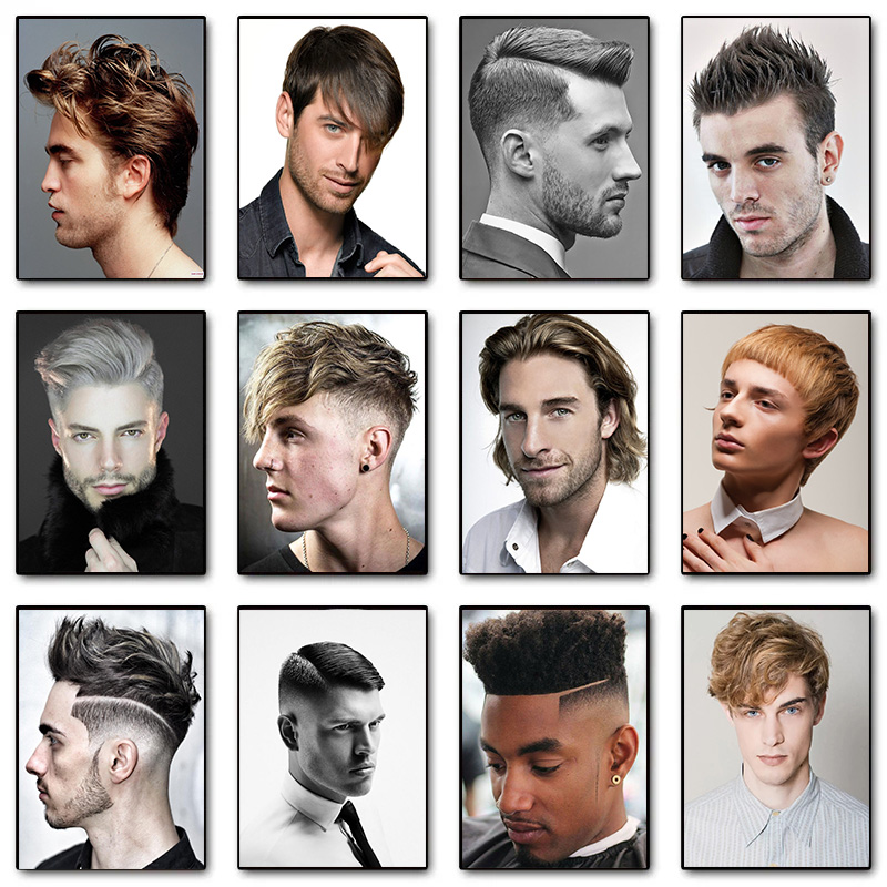 Men Fashion Hair Style - Модная мужская прическа модель искусственных волос