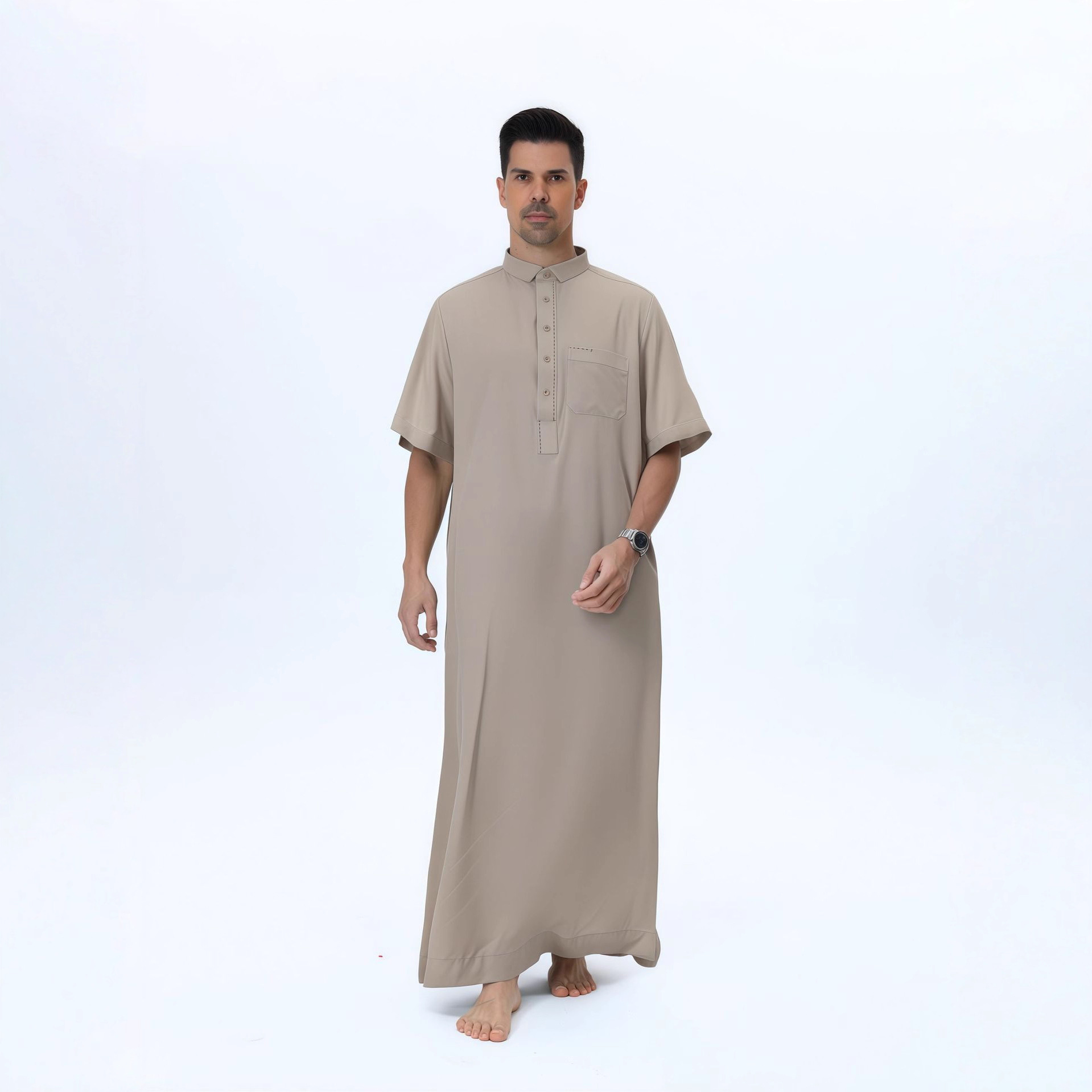 Men'S Fashion Qatar - Мужская арабская роба в катарском стиле,