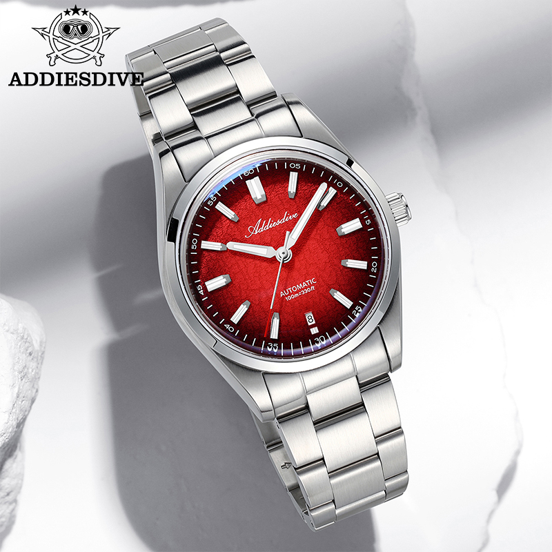 Mens Fashion Bracelet - Часы ADDIESDIVE для подарка, 39 мм,