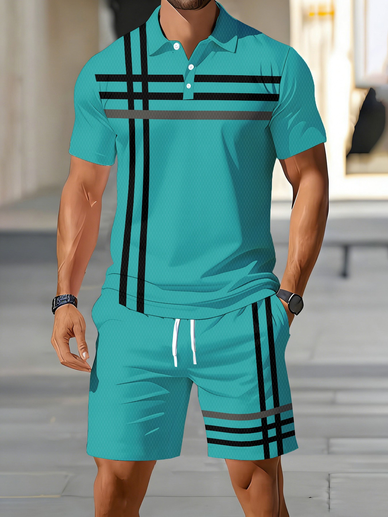 Men'S Fashion Polo - Летний мужской комплект поло 2026 года