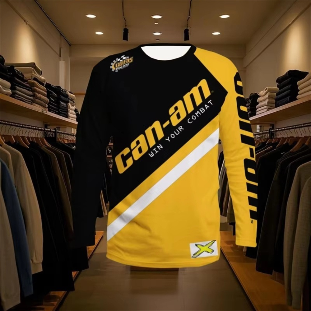 Men'S Fashion Clothing - Мотоциклетная гоночная футболка с длинным рукавом