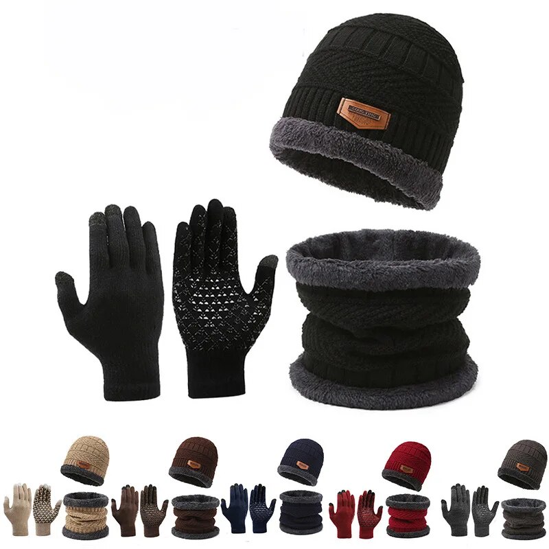 Men'S Fashion Website - Мужская ветрозащитная шапка Зимний шарф для