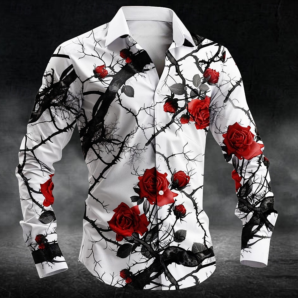 Men'S Fashion Clothing - Модная мужская рубашка с 3D-принтом в