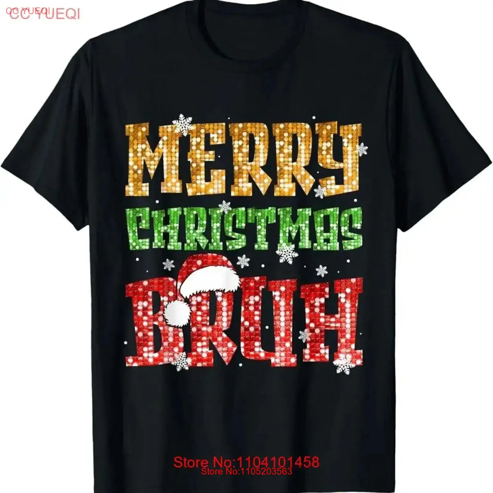 Mens Xmas Fashion - С Рождеством Bruh Забавный Рождественский Санта-Клаус