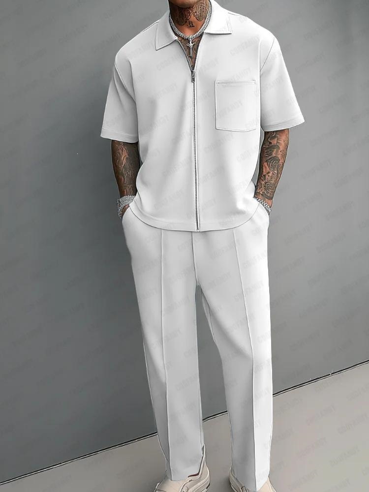 Men'S Fashion Polo - Мужской комплект из 2 предметов: поло