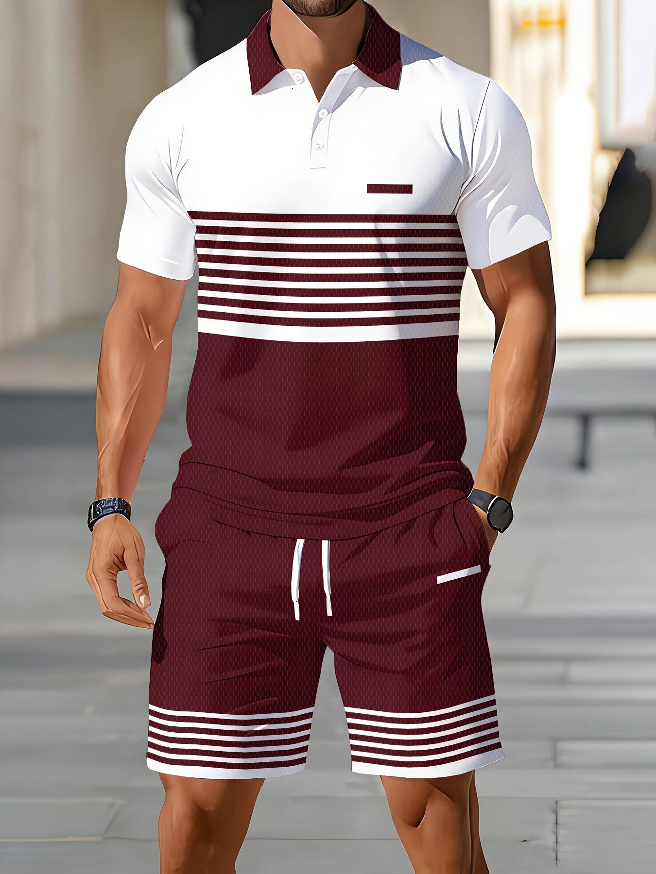 Летний мужской комплект поло 2 – обзор и цена Men'S Fashion Polo