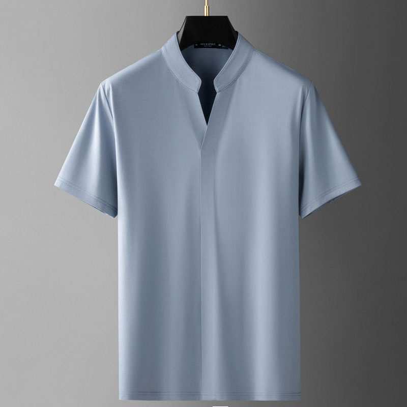 Летний модный комплект из двух – обзор и цена Men'S Fashion V Neck T Shirts