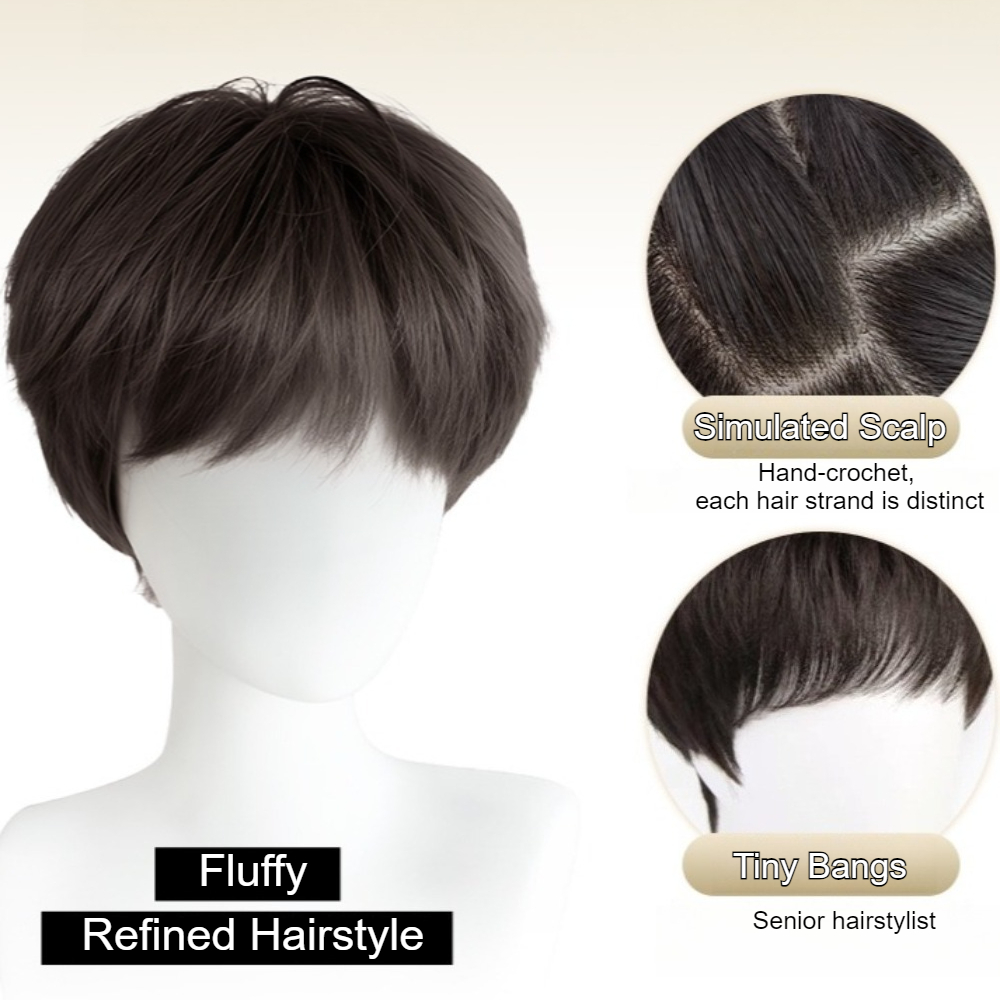 Модный парик из синтетических  – обзор и цена Men Fashion Hair Style