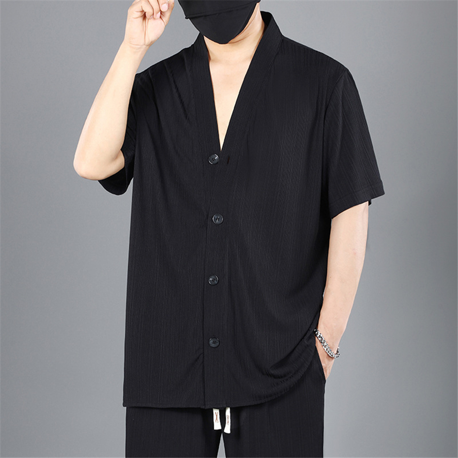 Летние крутые мужские костюмы  – обзор и цена Men'S Fashion V Neck T Shirts