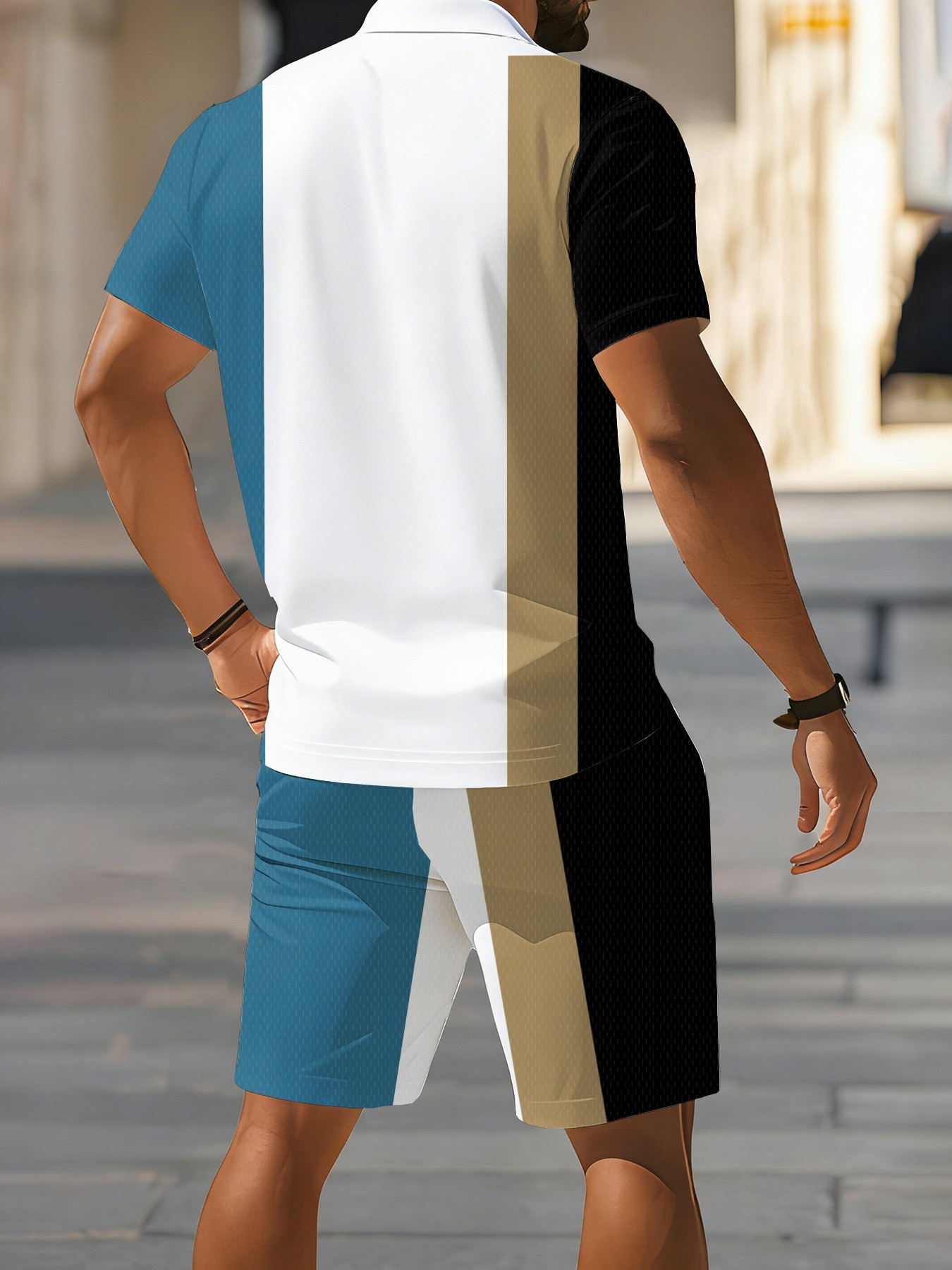Новый летний мужской комплект  – обзор и цена Men'S Fashion Polo
