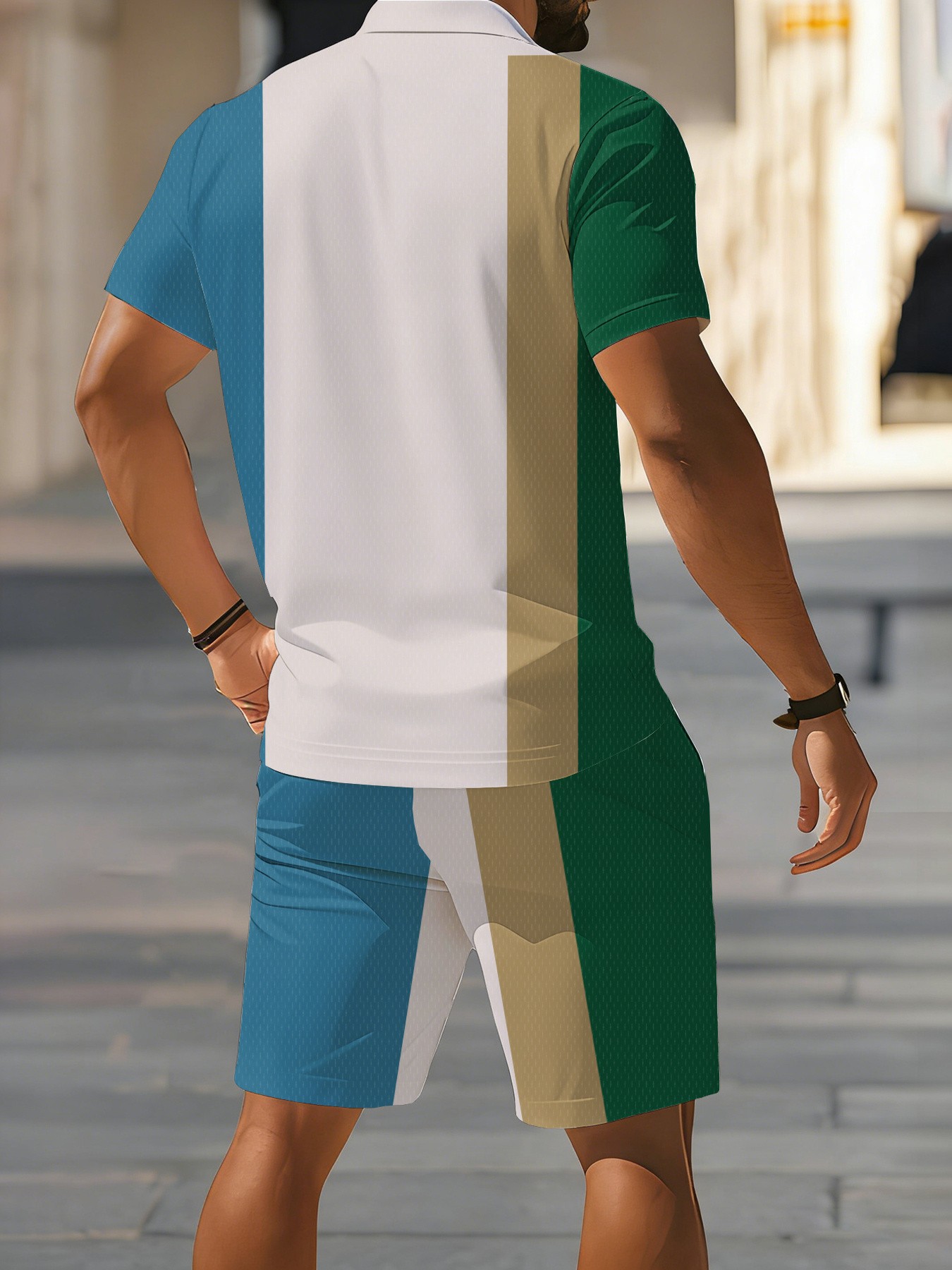 Новый летний мужской комплект  – обзор и цена Men'S Fashion Polo