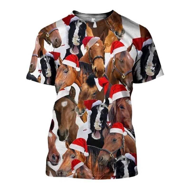 Новые забавные футболки с 3D р – обзор и цена Mens Xmas Fashion