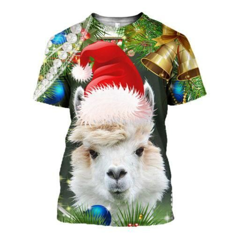 Новые забавные футболки с 3D р – обзор и цена Mens Xmas Fashion