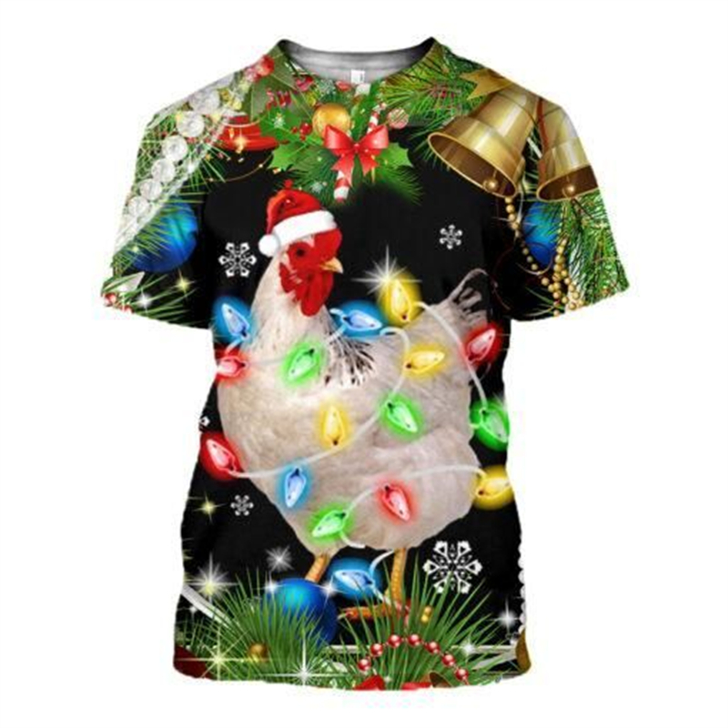 Новые забавные футболки с 3D р – обзор и цена Mens Xmas Fashion