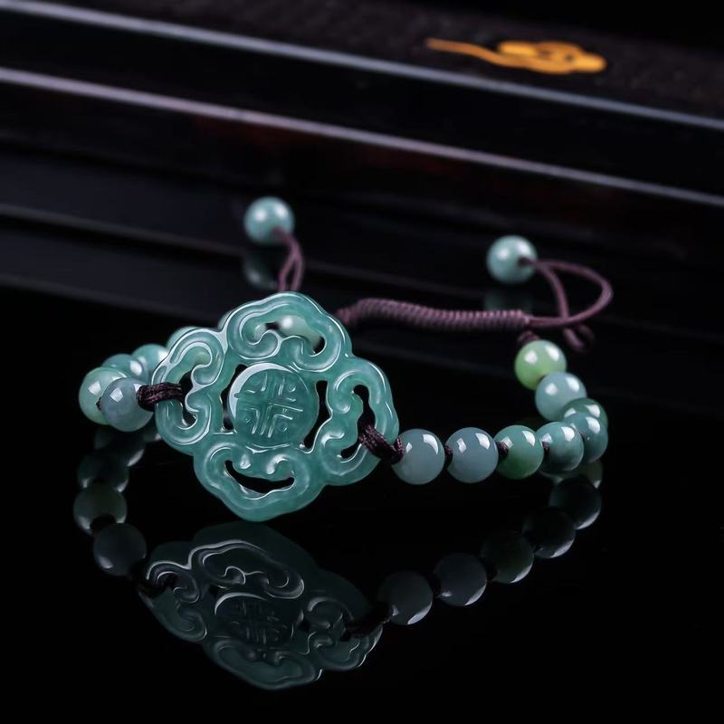 Браслет из натурального жадеит – обзор и цена Mens Fashion Bracelet