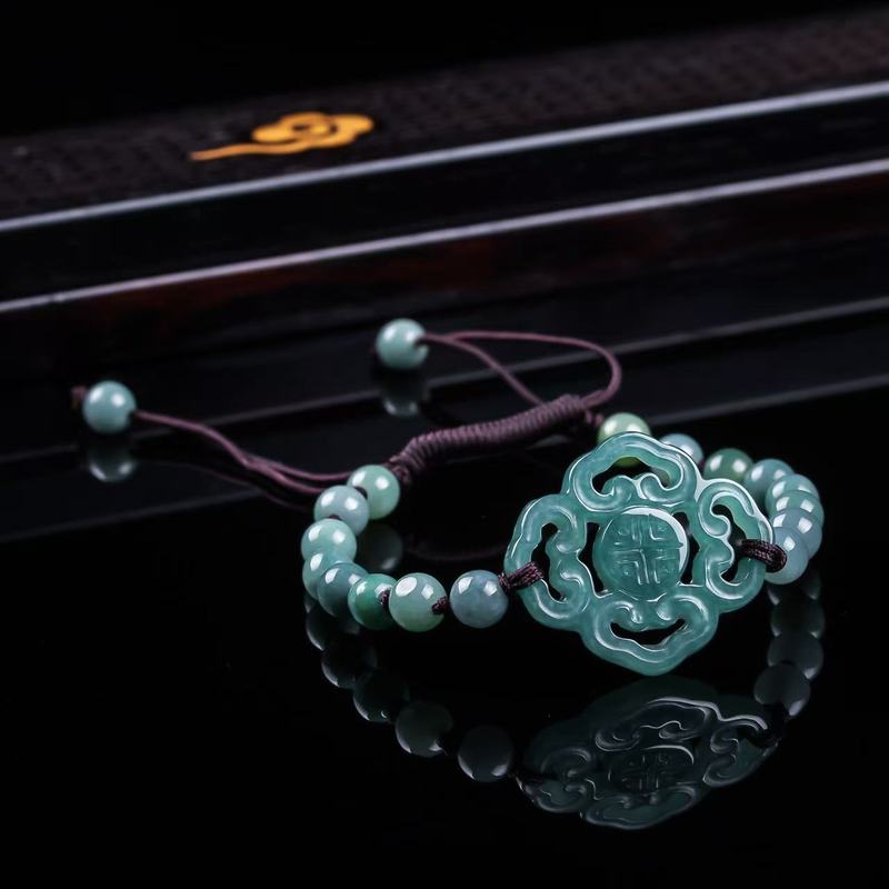 Браслет из натурального жадеит – обзор и цена Mens Fashion Bracelet