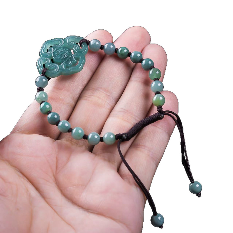 Браслет из натурального жадеит – обзор и цена Mens Fashion Bracelet