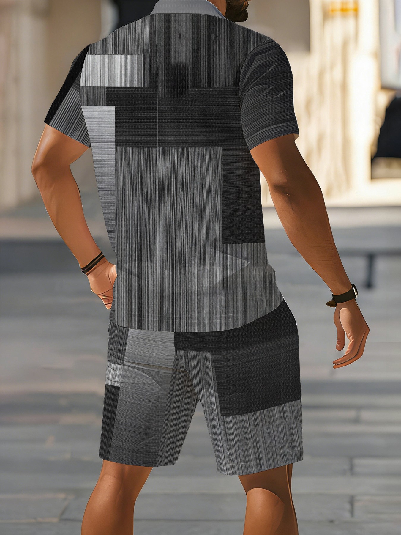 Новый летний мужской комплект  – обзор и цена Men'S Fashion Polo