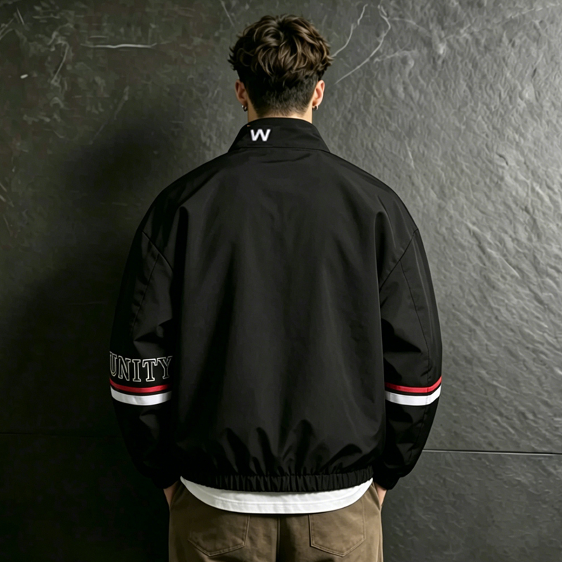 Мужская куртка-бомбер UETEEY в – обзор и цена Varsity Jacket Letterman