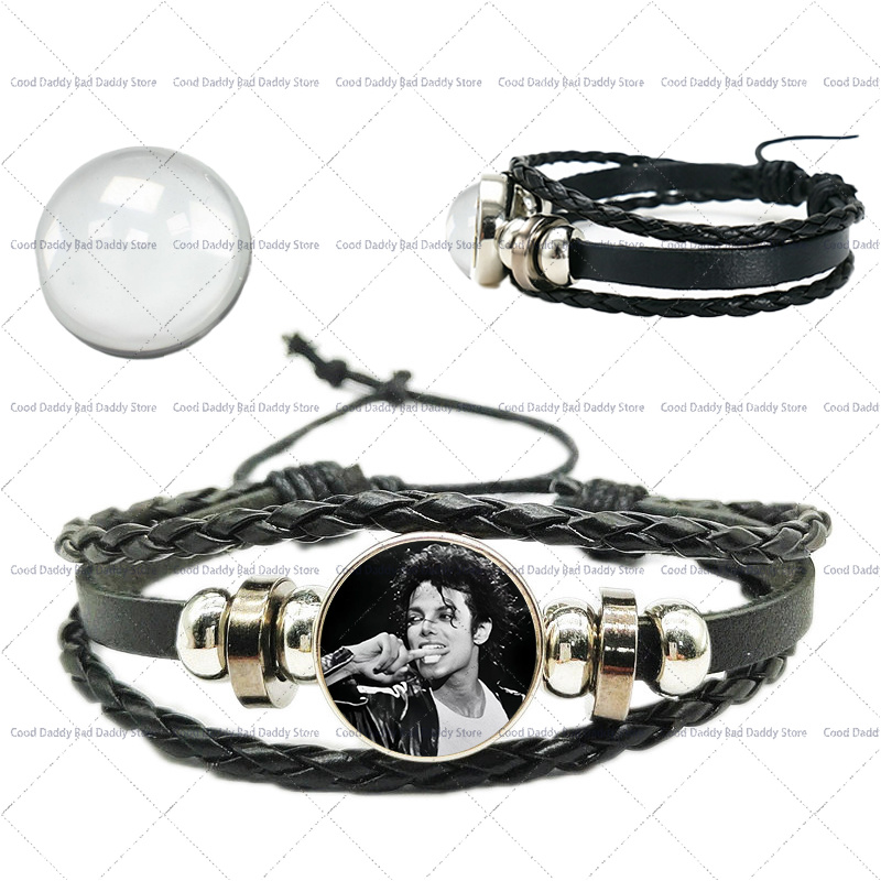 Плетеный браслет Майкл Джексон – обзор и цена Mens Fashion Bracelet