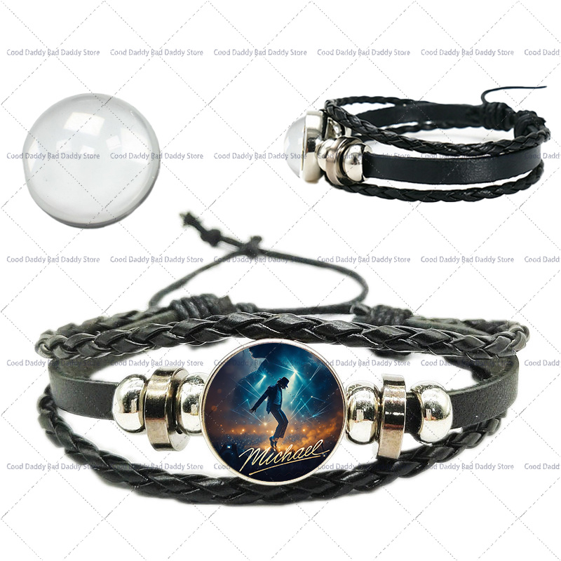 Плетеный браслет Майкл Джексон – обзор и цена Mens Fashion Bracelet