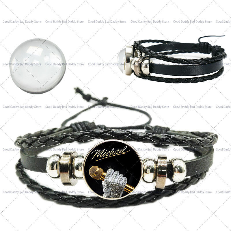 Плетеный браслет Майкл Джексон – обзор и цена Mens Fashion Bracelet
