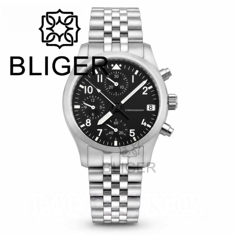 Часы BLIGER, полностью черные, – обзор и цена Mens Fashion Bracelet