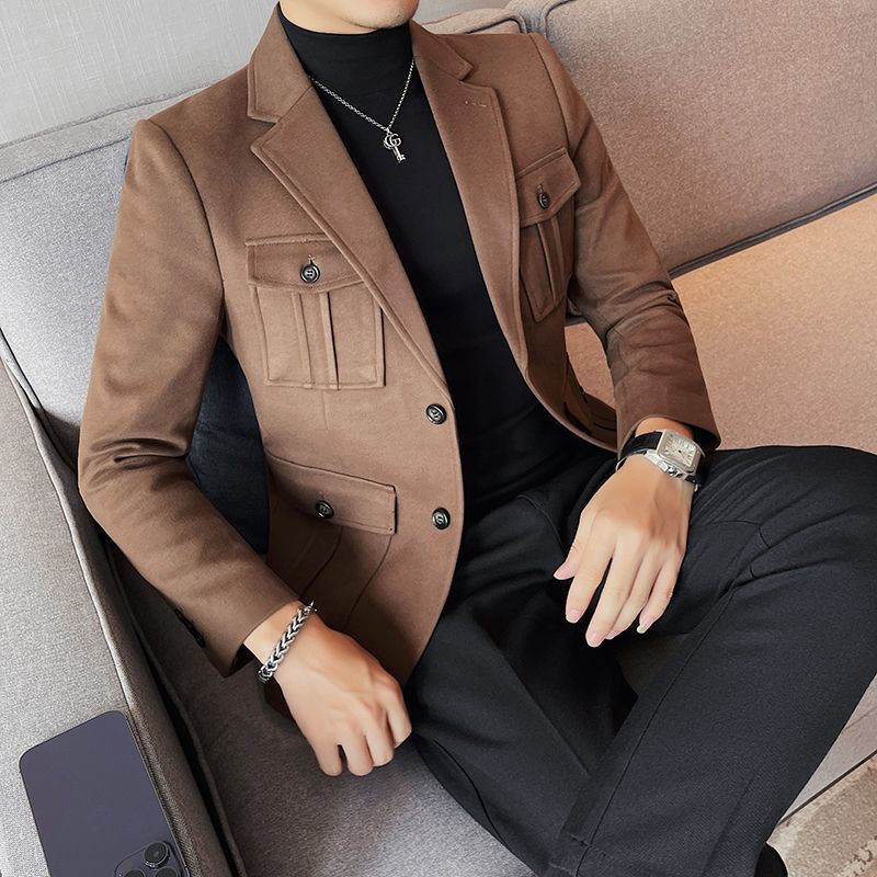 Модный легкий роскошный новый  – обзор и цена Men'S Fashion Light Jacket
