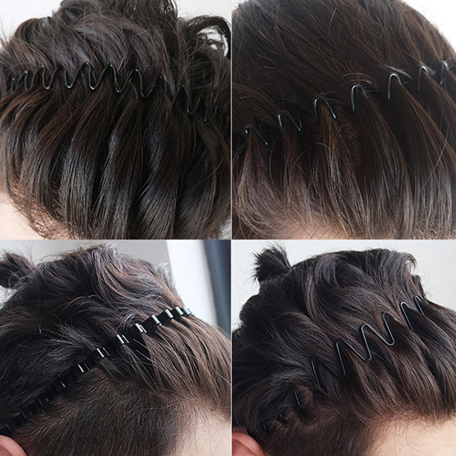 2-5 шт. волнистая повязка для  – обзор и цена Men Fashion Hair Style