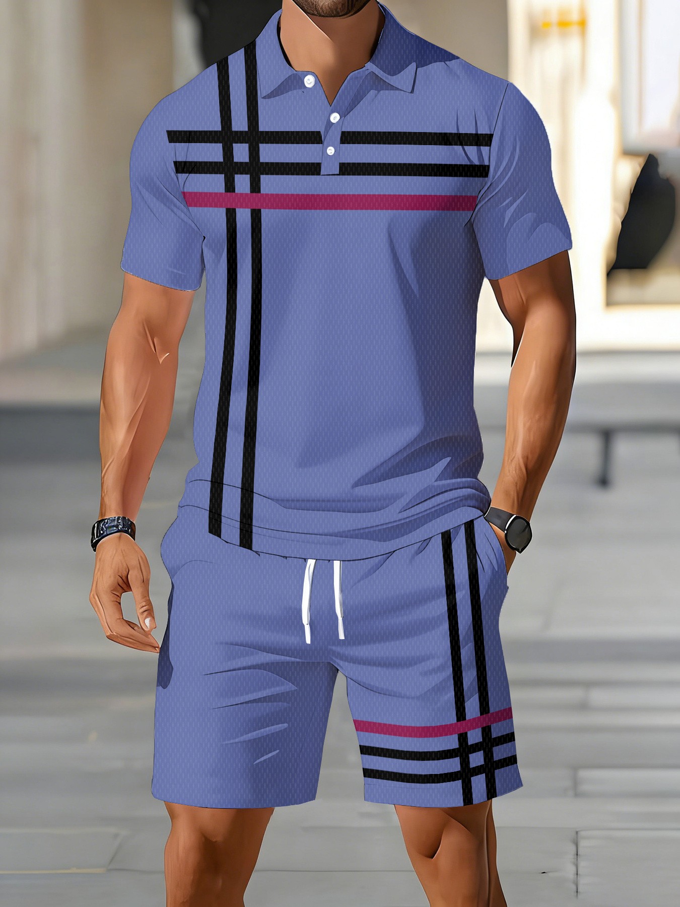 Летний мужской комплект поло 2 – обзор и цена Men'S Fashion Polo