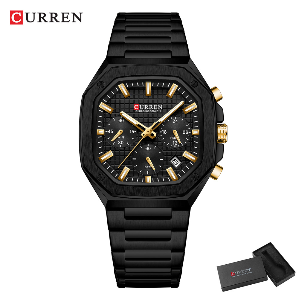 CURREN Роскошные квадратные ча – обзор и цена Mens Fashion Bracelet