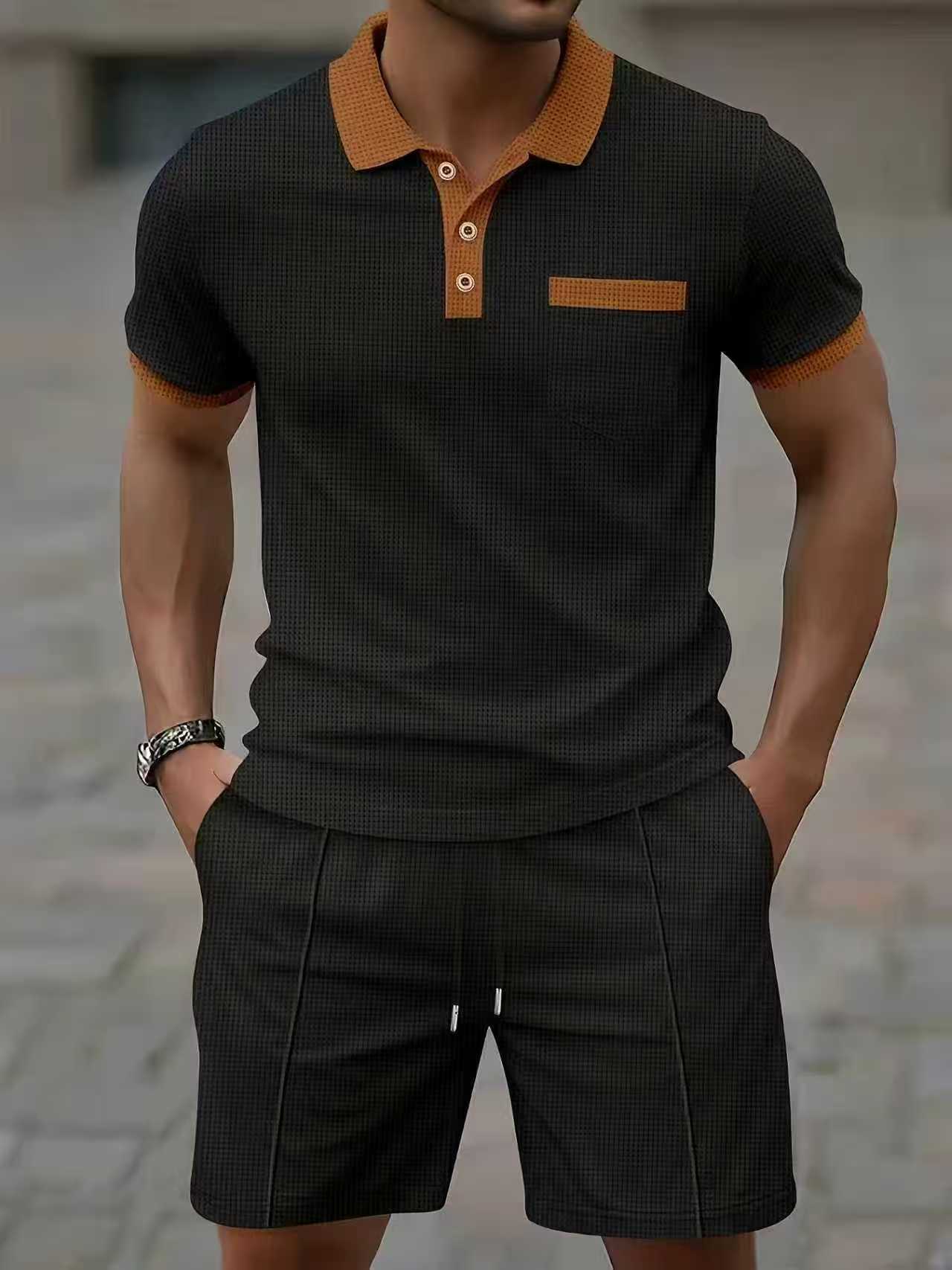 Бестселлер: мужской летний ком – обзор и цена Men'S Fashion V Neck T Shirts