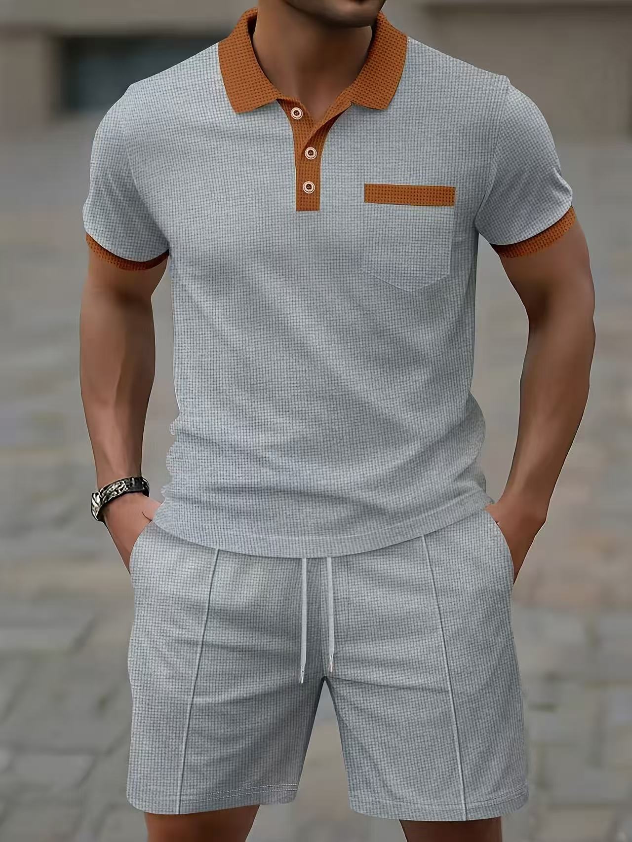 Бестселлер: мужской летний ком – обзор и цена Men'S Fashion V Neck T Shirts