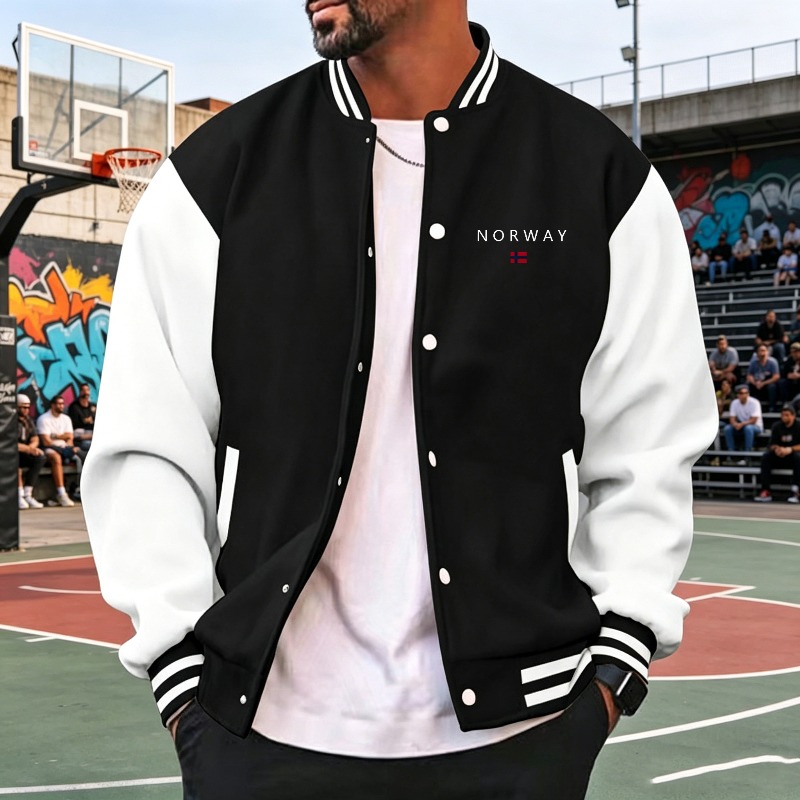 Мужская бейсбольная куртка-бом – обзор и цена Varsity Jacket Letterman