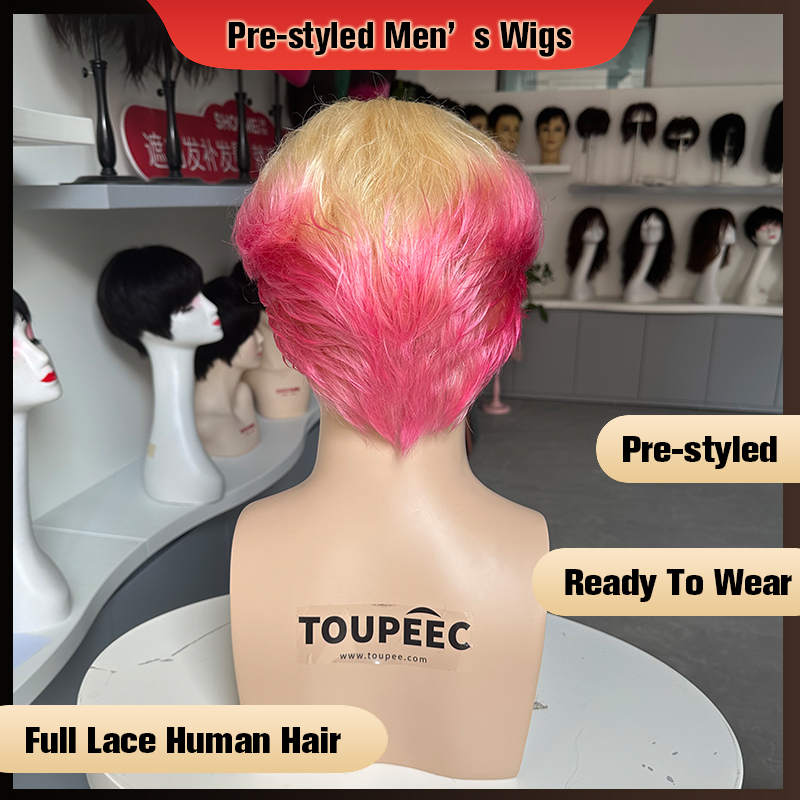 Мужской парик из натуральных в – обзор и цена Men Fashion Hair Style