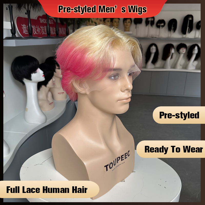 Мужской парик из натуральных в – обзор и цена Men Fashion Hair Style