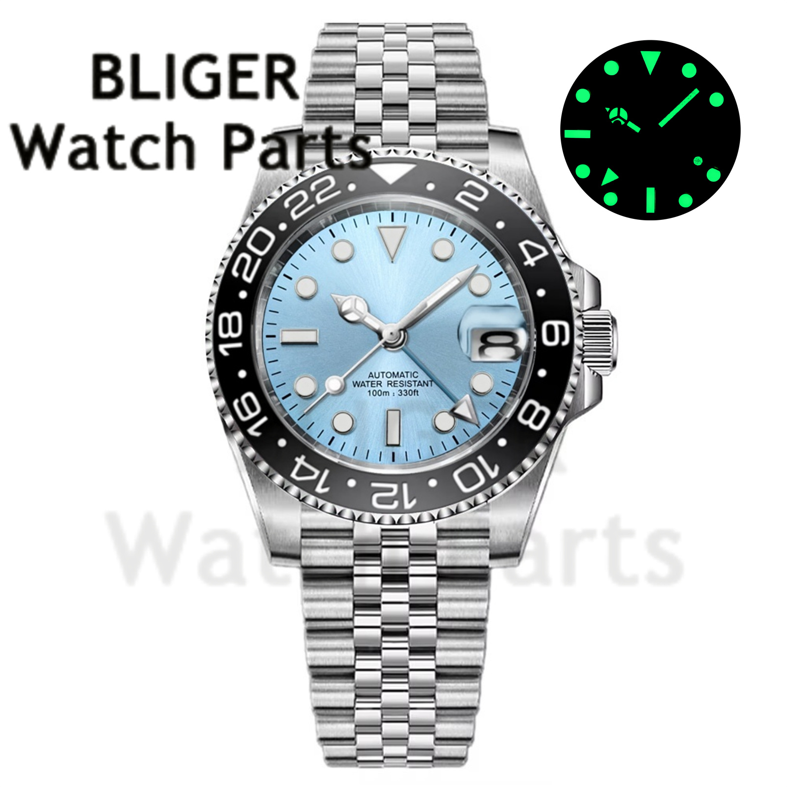Мужские механические часы Cust – обзор и цена Mens Fashion Bracelet
