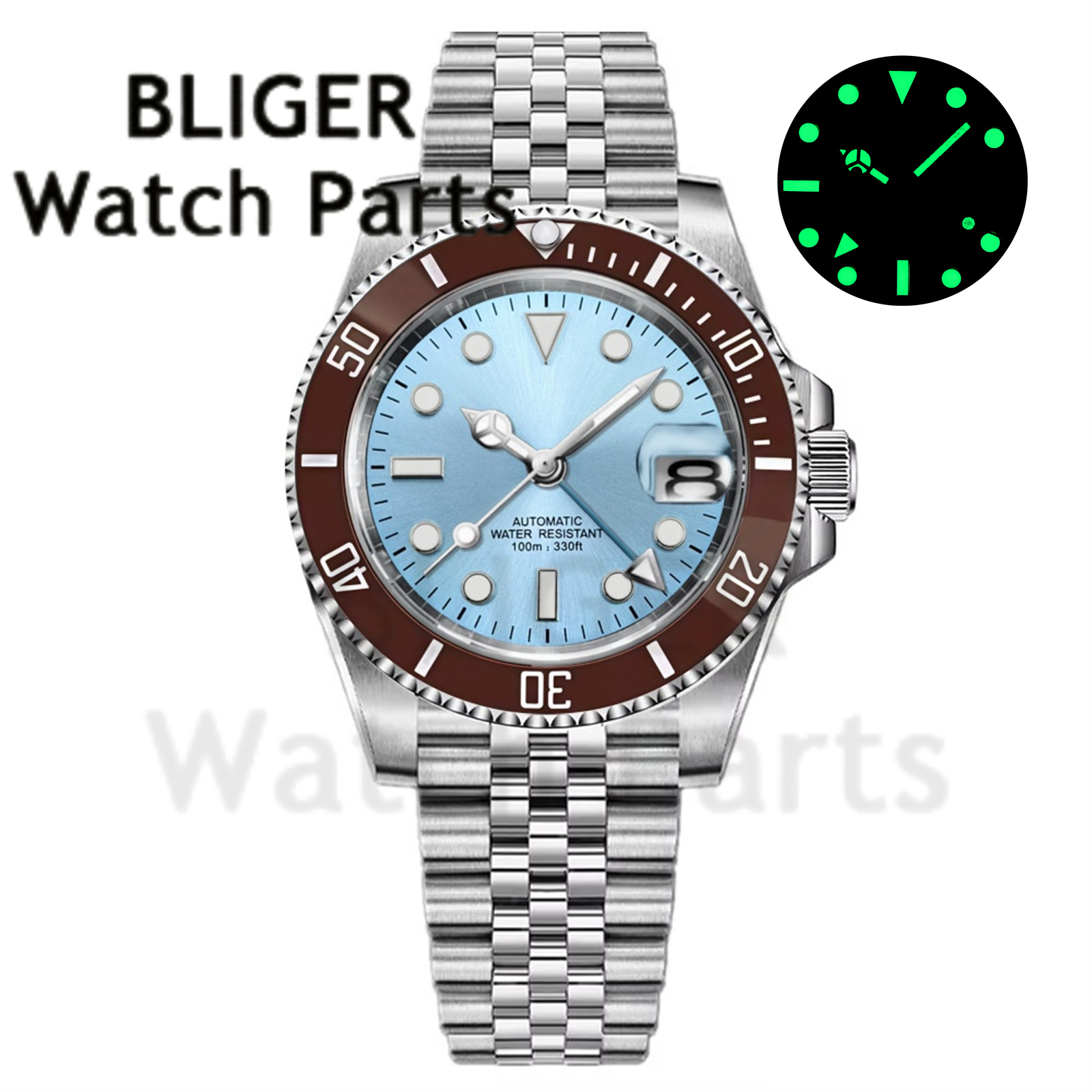 Мужские механические часы Cust – обзор и цена Mens Fashion Bracelet